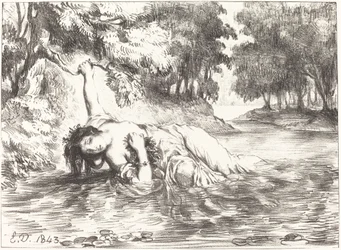 De Dood van Ophelia (Act IV, Scene VII)