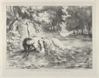 De dood van Ophelia, 1843