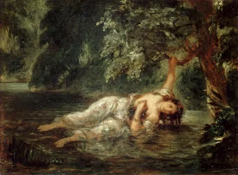 De dood van Ophelia, 1853