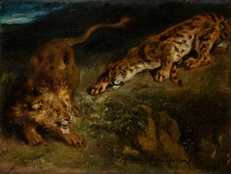 Tijger en leeuw