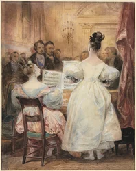Een Concert: Laura Devéria Zingt, 1831