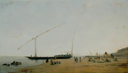 Op de Nijl, nabij Philae, 1871