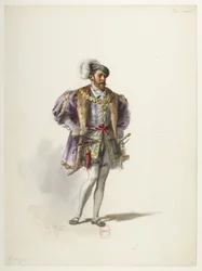 Btv1b84558104 03 - Saint-Saëns - Henry VIII - Kostuummodellen - Lacoste - 3. Seigneur