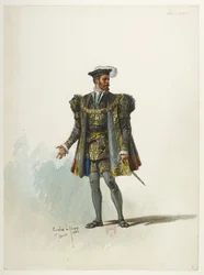 Btv1b84558104 05 - Saint-Saëns - Henry VIII - Kostuummodellen - Lacoste - 5. Lord