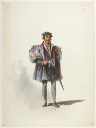 Btv1b84558104 07 - Saint-Saëns - Henry VIII - Kostuummodellen - Lacoste - 7. Seigneur