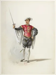 Btv1b84558104 11 - Saint-Saëns - Henry VIII - Maquettes de costumes - Lacoste - 11e Kostuum