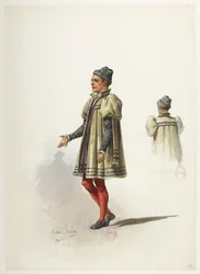 Btv1b84558104 12 - Saint-Saëns - Henry VIII - Maquettes de costumes - Lacoste - 12e Kostuum