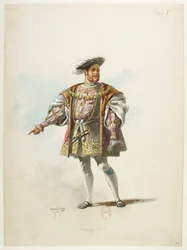 Btv1b84558104 60 - Saint-Saëns - Henry VIII - Maquettes de costumes - Lacoste - 60. Hendrik VIII
