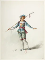 Btv1b84558104 83 - Saint-Saëns - Henry VIII - Maquettes de costumes - Lacoste - 79e Kostuum