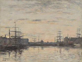 Duits: Fécamp. Het havenbekken Fécamp: De Binnenhaven