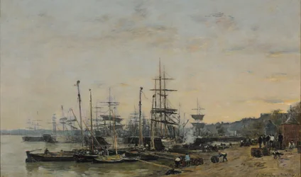De haven van Bordeaux, gezien vanaf de Quai des Chartrons