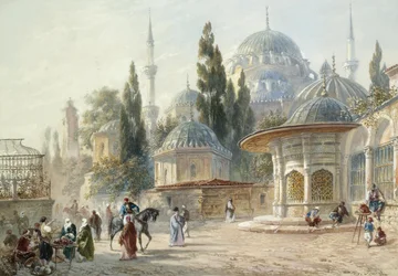 De Sehzade-moskee in Constantinopel