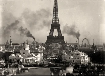Uitzicht op de Exposition Universelle, Parijs, 1900