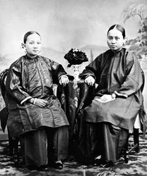Meisjes uit Hongkong, ca. jaren 1870