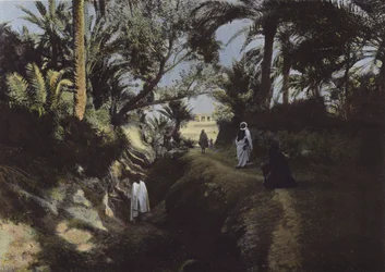 Interieur van de oase