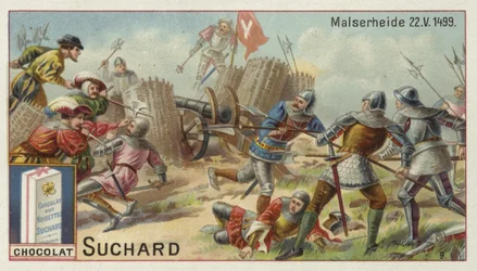 Slag bij Calven (Slag bij de Malserheide), Zwitserland, 22 mei 1499