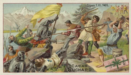 Slag bij Stoss, Zwitserland, 7 juni 1405