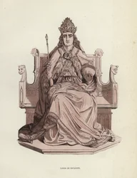 Lodewijk de Beier (gekleurde gravure)