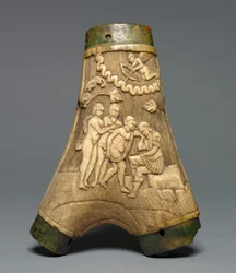 Kruitfles, ca. 1550-80