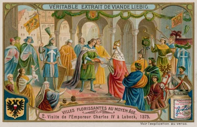 Het Bezoek van Keizer Karel IV aan Lübeck in 1375