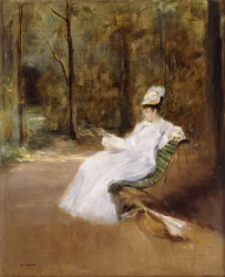 Zittend op een Bank, c.1848