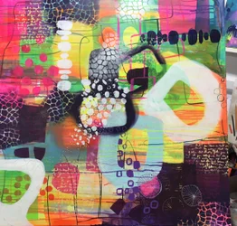 Levendige abstracte vormen