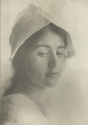 Een studiehoofd, c. 1899