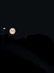 Driving The Road At Night # 1 Brooklyn (digitale kunst)
