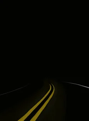 Driving The Road At Night # 3 Brooklyn (digitale kunst)
