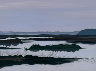 Laagland, Blufton, Zuid-Carolina, 2025 (digitale kunst)