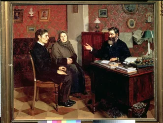 Bij de rijke familie