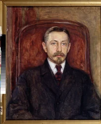 Portret van de schrijver Ivan A. Bounine (1870-1953)