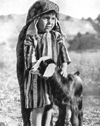 Tunesische jongen in de Sahara, 1936