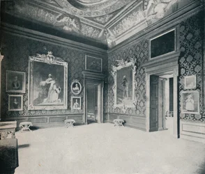 De Tekenzaal van Koningin Caroline, in Kensington Palace, c1899, 1901