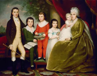 Mevrouw Noah Smith en Familie