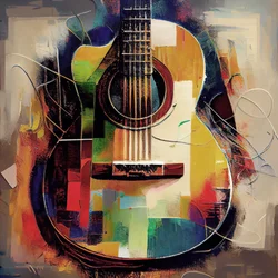 Abstracte Gitaar