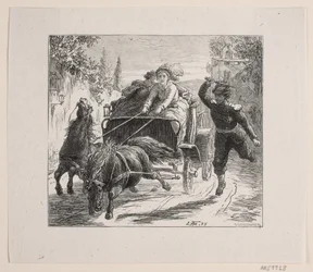 Illustratie bij Bjørnstjerne Bjørnson "Een schets uit Italië"