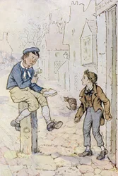 Illustratie voor Oliver Twist