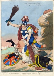 BRITANNIA corrigeert een onhandelbare jongen (Napoleon)