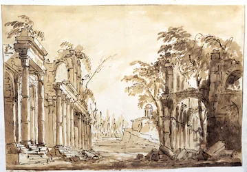 Scène uit Acte Eén van de opera "Lucio Silla" door Wolfgang Amadeus Mozart, 1772