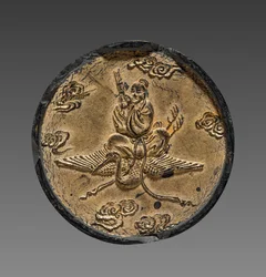 Inktkoek met Wang Ziqiao, ca. 17e-18e eeuw