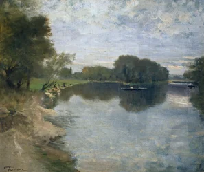 De oevers van de Seine, door Federico Rossano