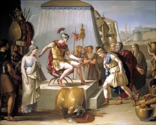 De continentie van Scipio,19e eeuw (olieverf op doek)