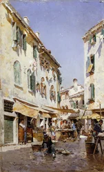 Een Straatscène, 1885