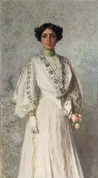 Portret van Giulia Tricca door Federico Andreotti
