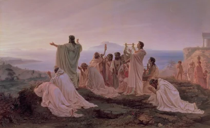 Hymne van de Pythagoreeërs aan de opkomende zon, 1869