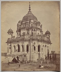 Het Graf van Saadat Ali in het Kaiserbagh Paleis
