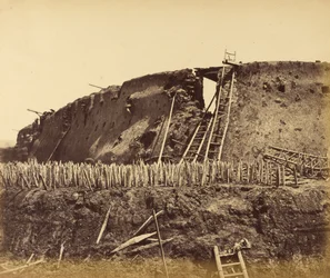 Hoek waar de Fransen binnenkwamen, 21 augustus 1860
