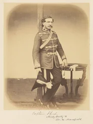 Kapitein Flood, militair secretaris van Sir W. Mansfield