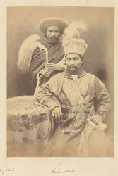 [Doresetoter, zoon van Umjud Ally Shah, en zijn dienaar].